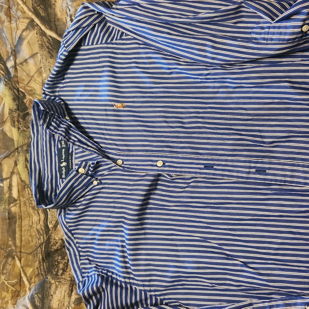 Ralph Lauren mens dress shirt sz XL